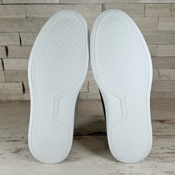 Cole Haan Men's 8M GrandPrø Rally Laser Cut Nubuck Sneakers Ironstone Gray NEW - Picture 10 of 11